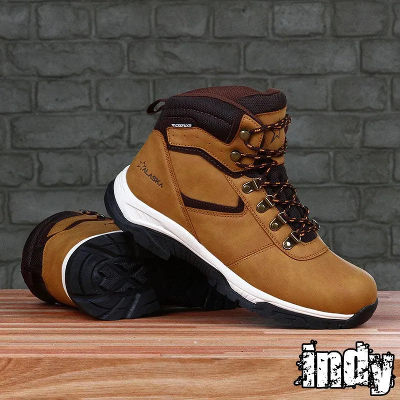 Botas Alaska Chalten Waterproof Trekking Beige - Indy