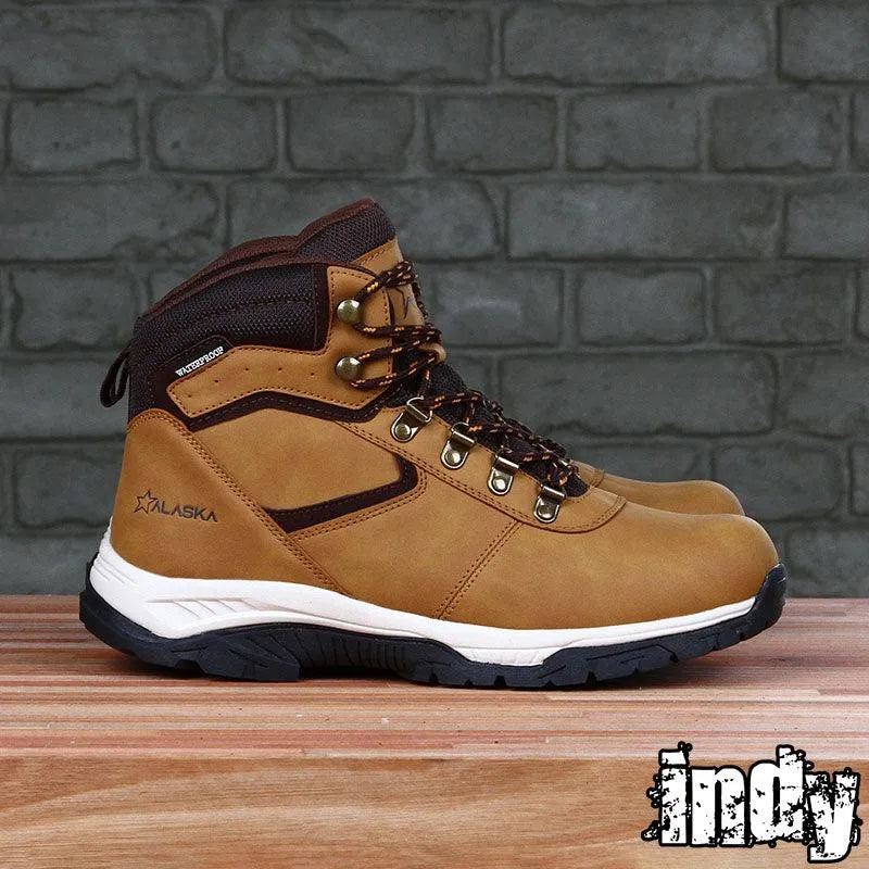 Botas Alaska Chalten Waterproof Trekking Beige - Indy