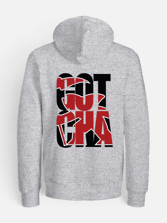Campera Gotcha Backside Gris Melange