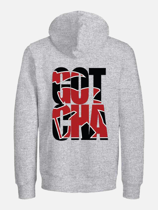 Campera Gotcha Backside Gris Melange