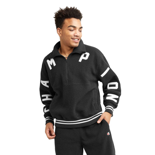Buzo Champion Sherpa Negro - Indy