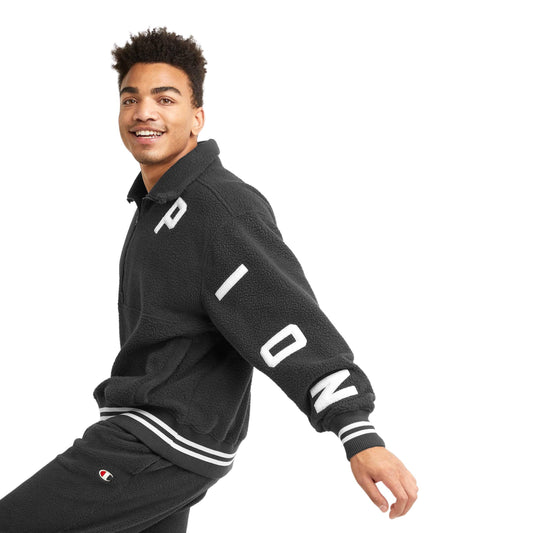 Buzo Champion Sherpa Negro - Indy