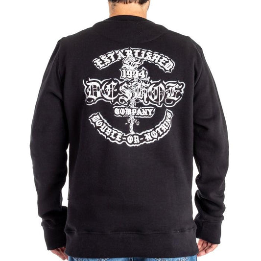 Buzo Crew Dc Double Or Nothing Negro - Indy
