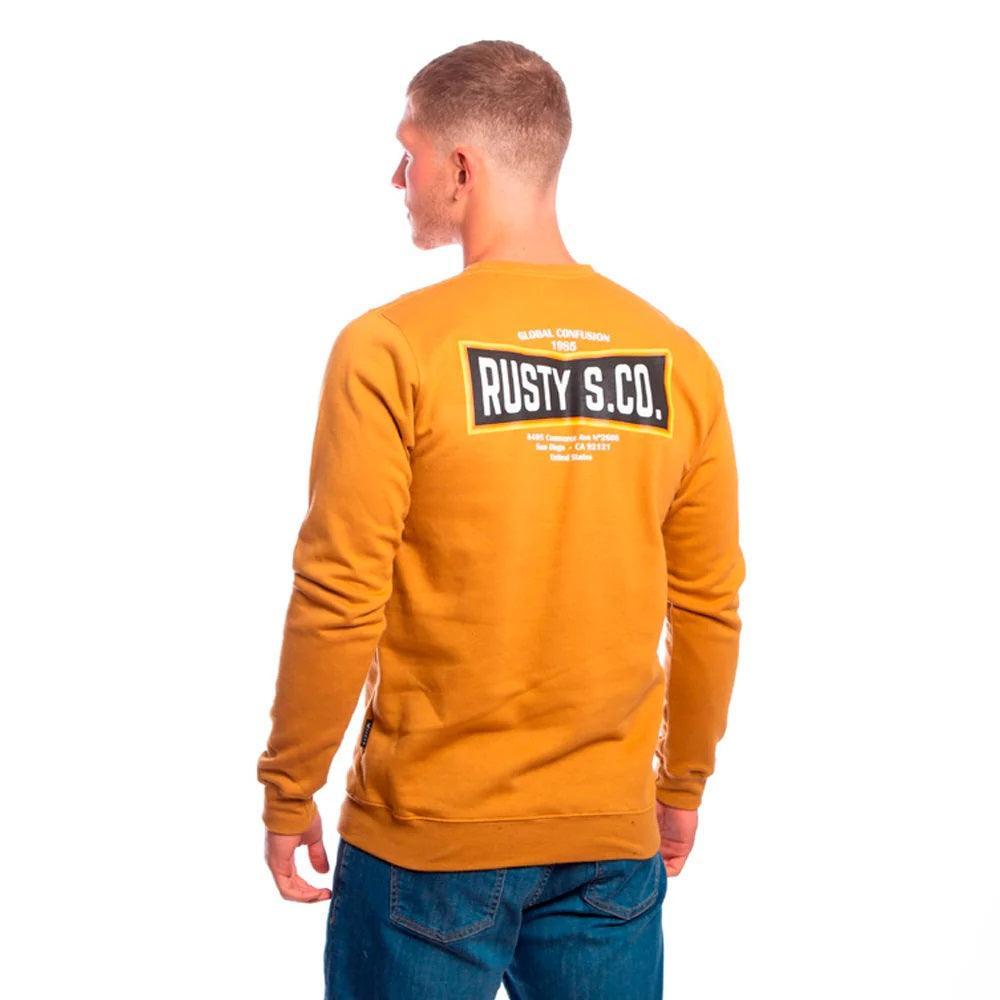 Buzo Crew Rusty Uppercut Mostaza - Indy