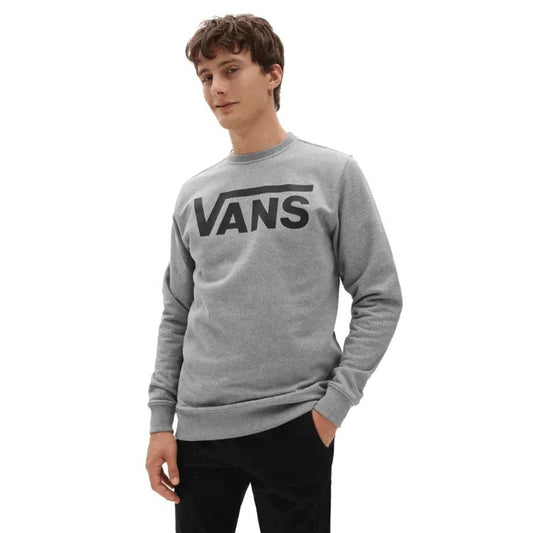 Buzo Crew Vans Classic II French Terry Gris - Indy