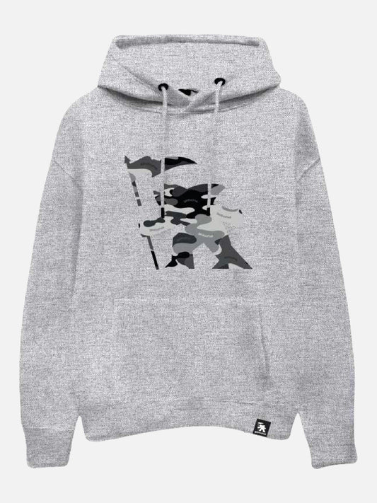 Buzo Gotcha Fishman Gris Melange