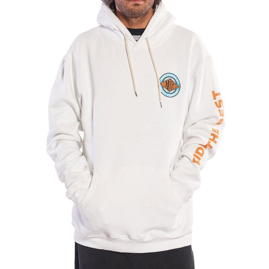 Buzo Independen Fe Hood Double Print Blanco - Indy