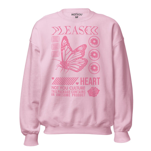 Buzo Notyou Heart Crew Rosa - Indy