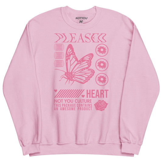 Buzo Notyou Heart Crew Rosa - Indy