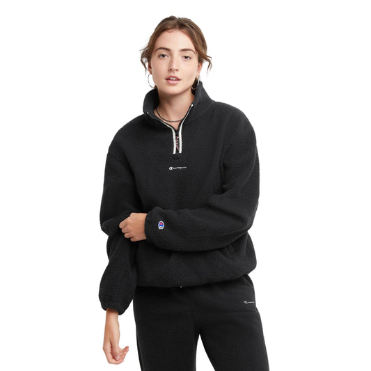 Buzo Polar Champion Anorak Mujer Negro - Indy