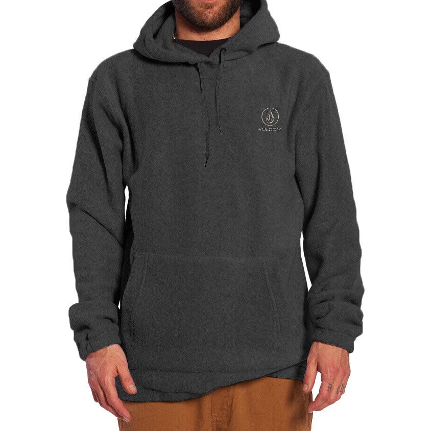 Buzo Polar Volcom Po Hood Plain Mge Gris Oscuro - Indy