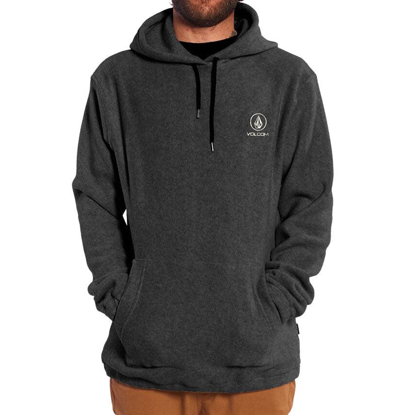 Buzo Polar Volcom Po Hood Plain Mge Gris Oscuro - Indy