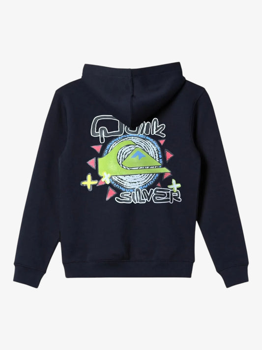 Buzo Quiksilver Vintage Rising Lines Niño Azul Marino - Indy