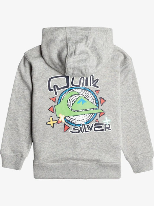 Buzo Quiksilver Vintage Rising Lines Niño Gris