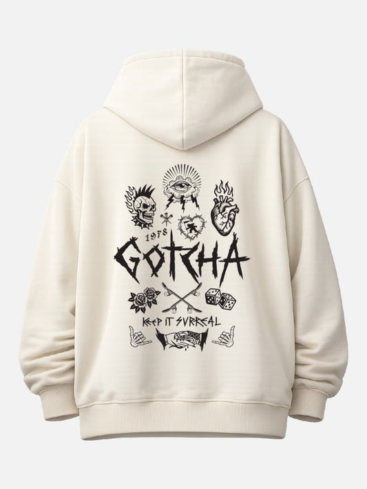 Buzo Gotcha Rebel Oversize Crudo