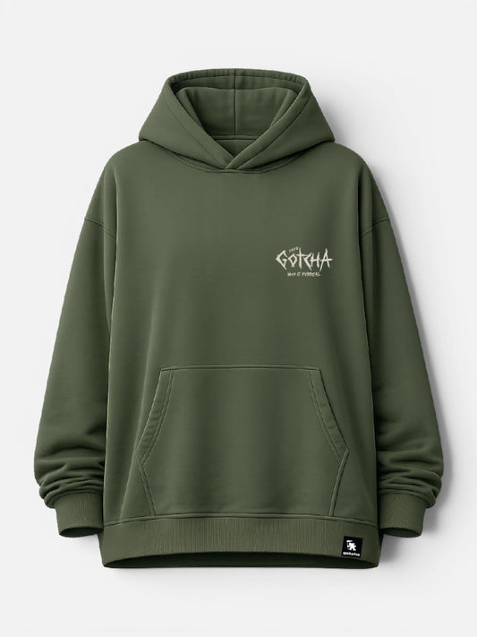 Buzo Gotcha Rebel Oversize Verde Militar