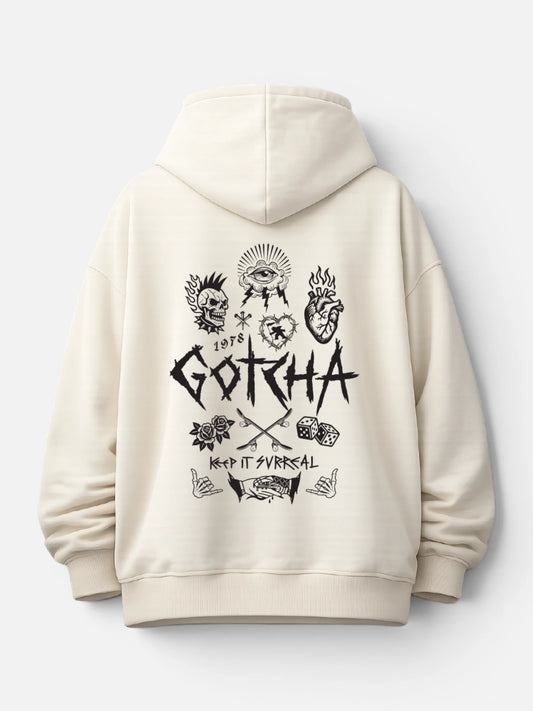 Buzo Gotcha Rebel Oversize Crudo