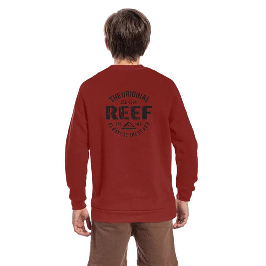 Buzo Reef Inst Basic Crew Boys Rojo - Indy