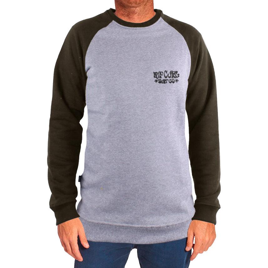 Buzo Rip Curl Crew Rustic Drive Way Gris - Indy