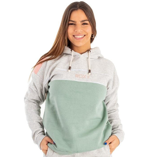 Buzo Roxy Chasing Sunday Verde Gris - Indy