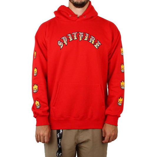 Buzo Spitfire Old E Bighead Fill Sleeve Rojo - Indy