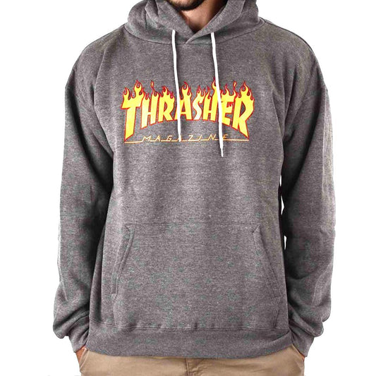 Buzo Thrasher Flame Gris - Indy