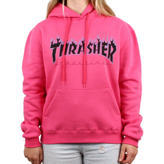 Buzo Thrasher Flame Mujer Fucsia - Indy
