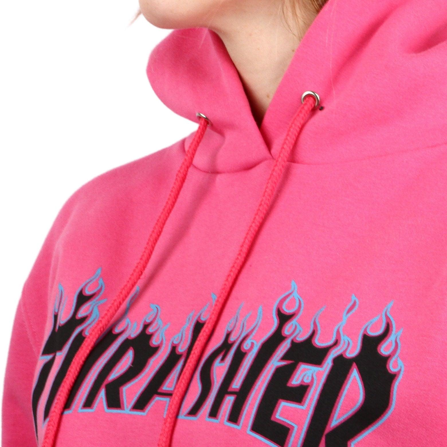 Buzo Thrasher Flame Mujer Fucsia - Indy