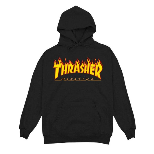 Buzo Thrasher Flame Negro - Indy