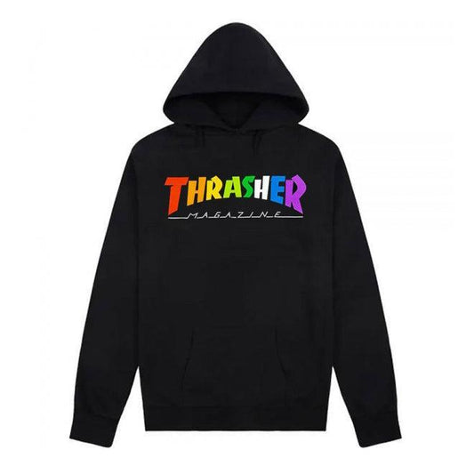 Buzo Thrasher Rainbow Negro - Indy