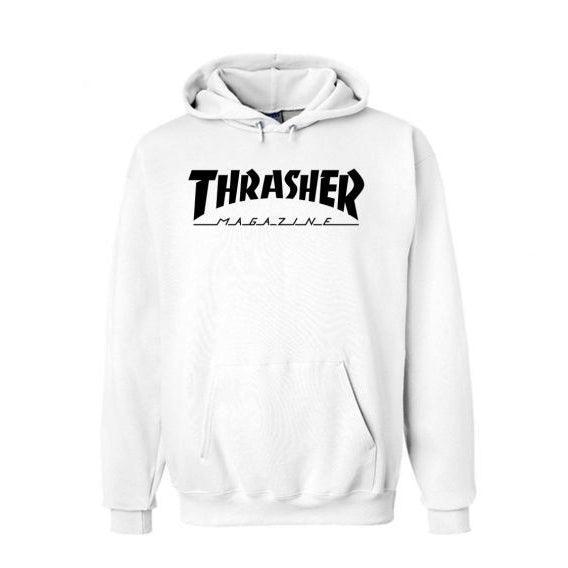 Buzo Thrasher Skate Magazine Boys Blanco Negro - Indy