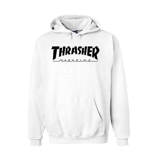 Buzo Thrasher Skate Magazine Boys Blanco Negro - Indy