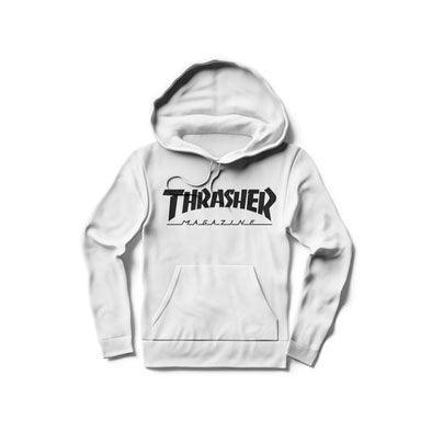 Buzo Thrasher Skate Magazine Boys Blanco Negro - Indy
