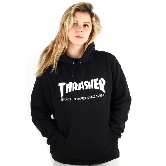 Buzo Thrasher Skate Magazine Girl Negro Blanco - Indy