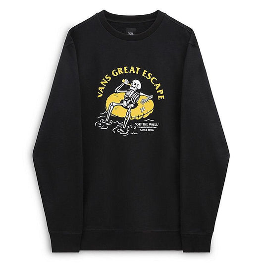 Buzo Vans Great Escape Beer Skull Crew Negro - Indy