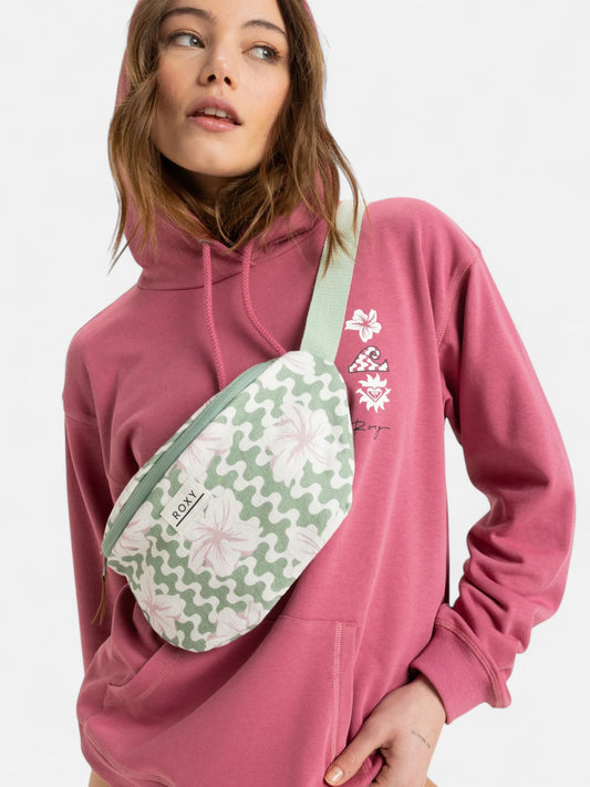 Riñonera Roxy Vanilla Smoothie Verde Beige