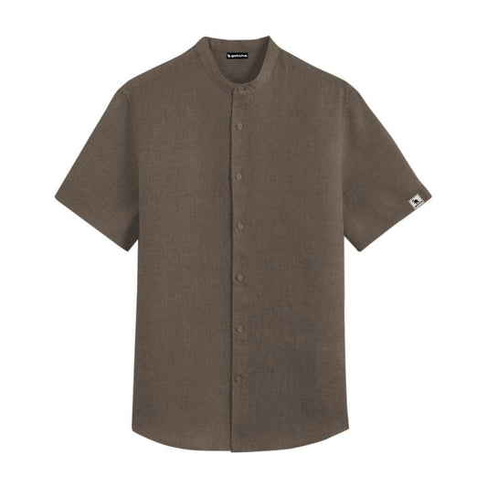 Camisa Gotcha Mao Lino Marron - Indy