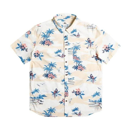 Camisa Quiksilver Birdwatcher Crema - Indy