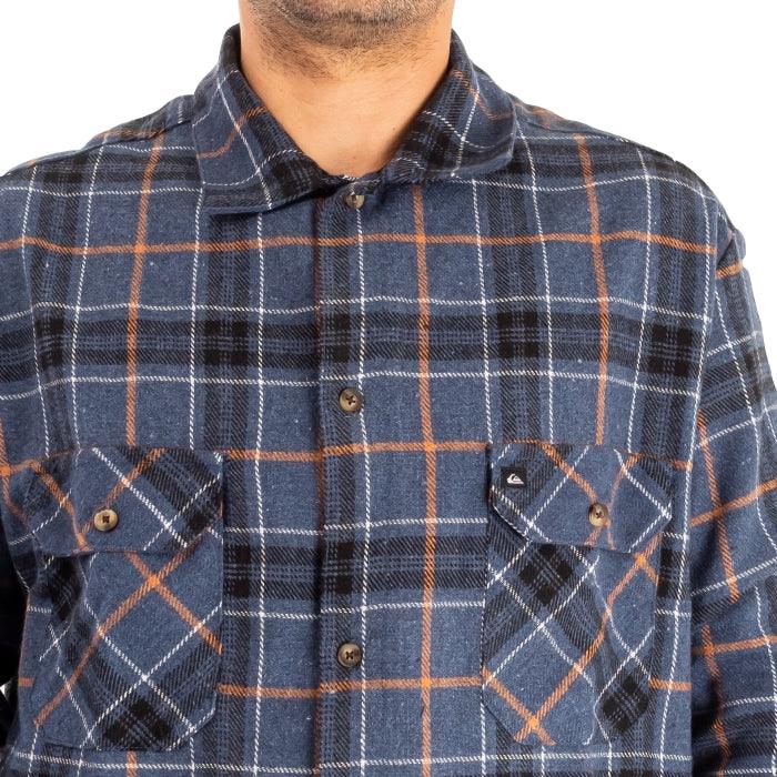 Camisa Quiksilver Brae Lined Azul - Indy