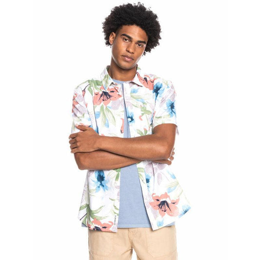 Camisa Quiksilver Garden Path Crudo Print - Indy