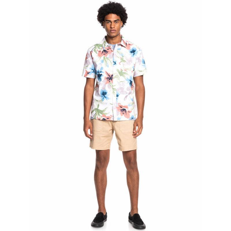 Camisa Quiksilver Garden Path Crudo Print - Indy