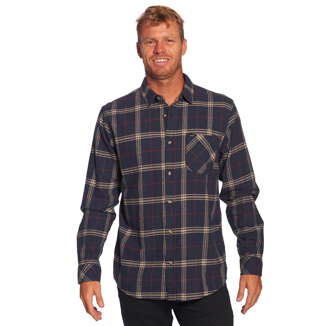 Camisa Rip Curl Flannel Check Azul - Indy