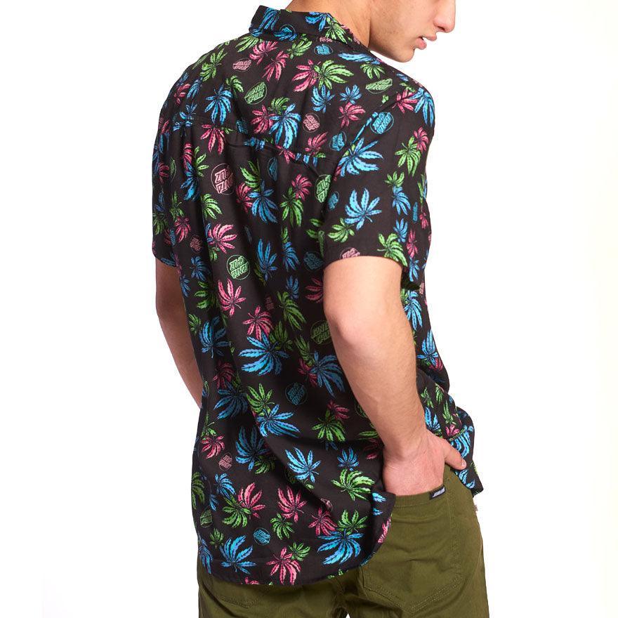 Camisa Santa Cruz Hawaii Negro Print - Indy