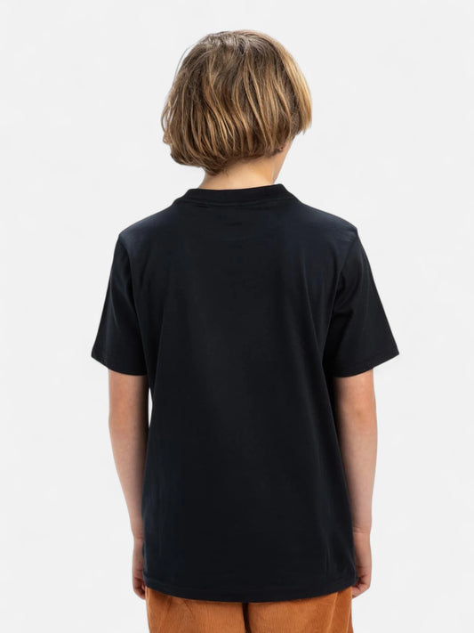Remera Niño Quiksilver Evo Three Seas Negro