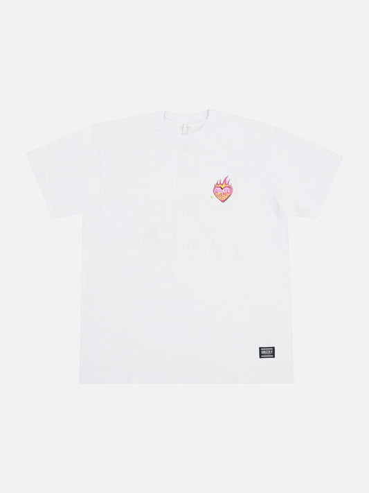 Remera Grizzly Keys Open Doors Blanco - OUTLET