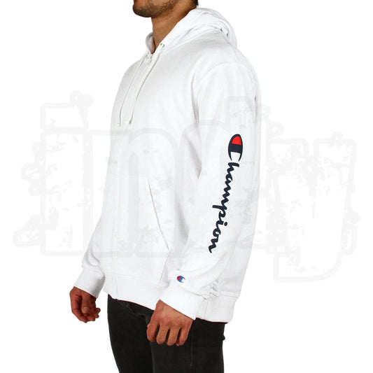 Campera Champion Logo Rustic Blanco - Indy