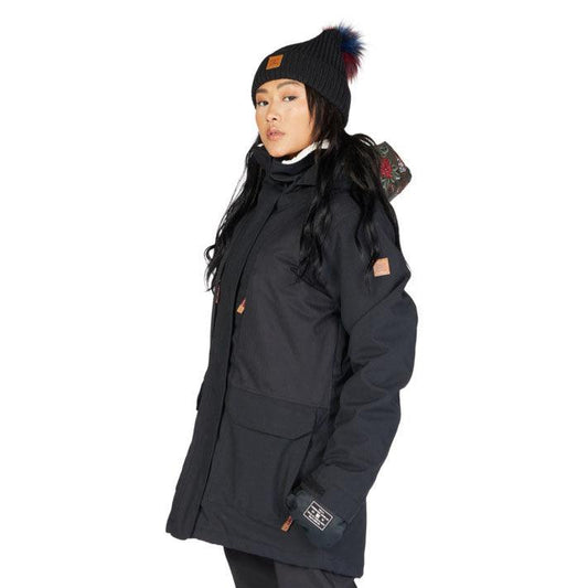 Campera Dc Snow Panoramic Parka Girl Negro - Indy