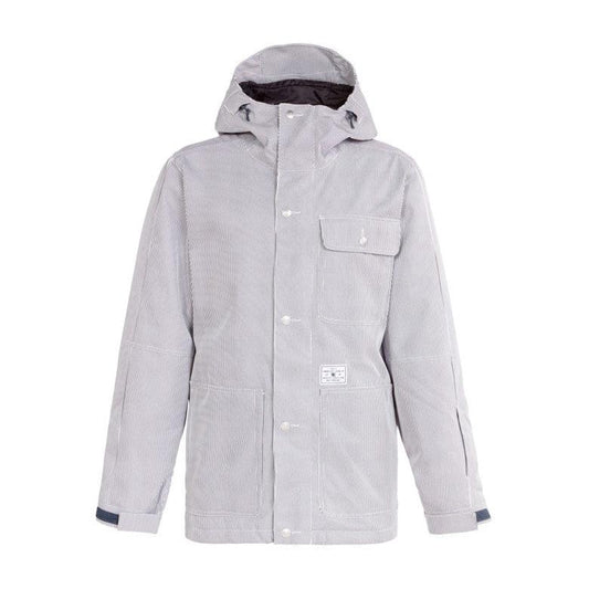Campera Dc Snow Servo Blanco Rayas - Indy