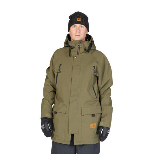 Campera Dc Snow Stealth Parka Verde Militar - Indy