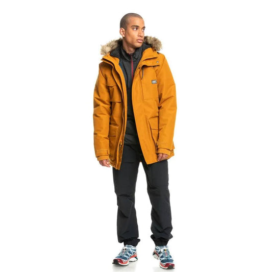 Campera Parka Quiksilver Ferris Marrón - Indy